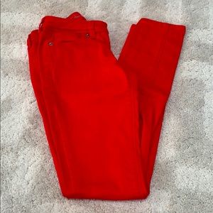 The Limited Red Skinny Jean